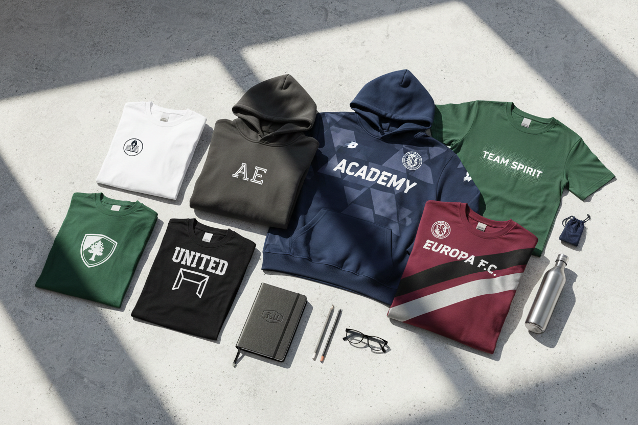 Tekstila apdruka - merčs skolām, sporta komandām, organizācijām